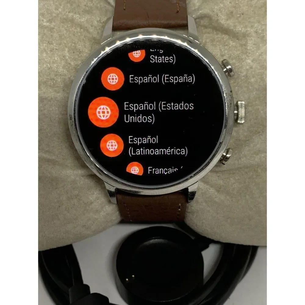 Fossil Gen 4 Authentic Digital Dial Smart Watch Custom Band FTW6017 BA203